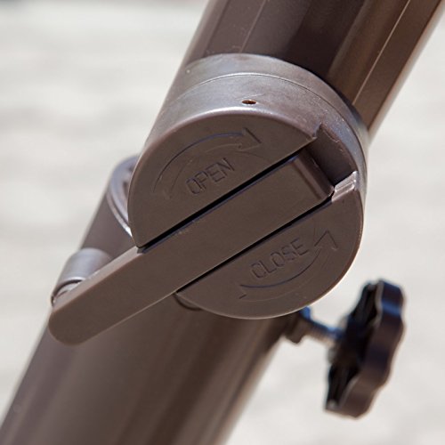 Treasure Garden 8.5-ft. Square Offset Patio Umbrella