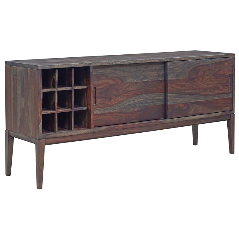 Fall River Solid Sheesham Wood Sideboard - Brown