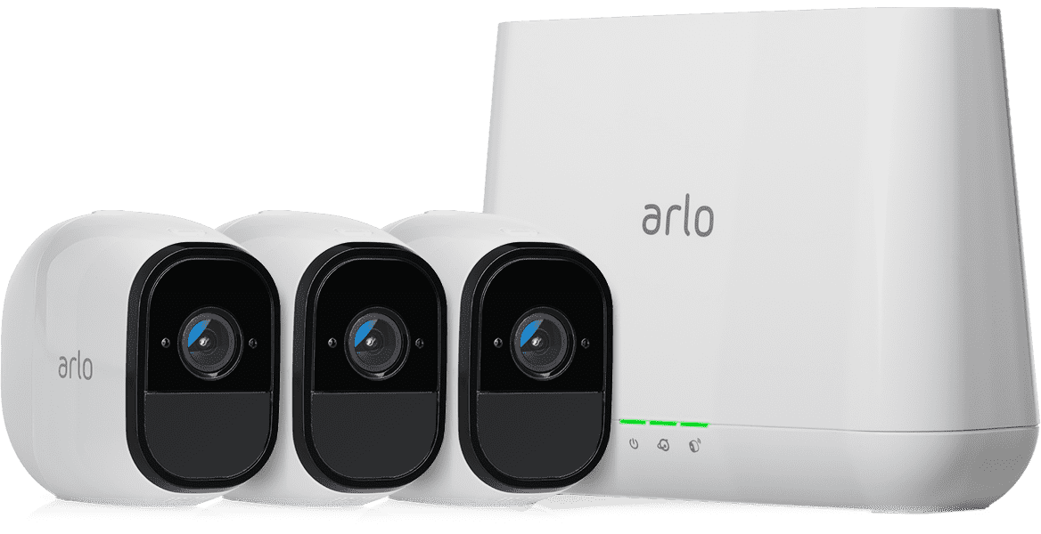 Arlo Pro VMS4330 Smart Security system Video Server with 3 Indoor/Outdoor Cameras Wireless New