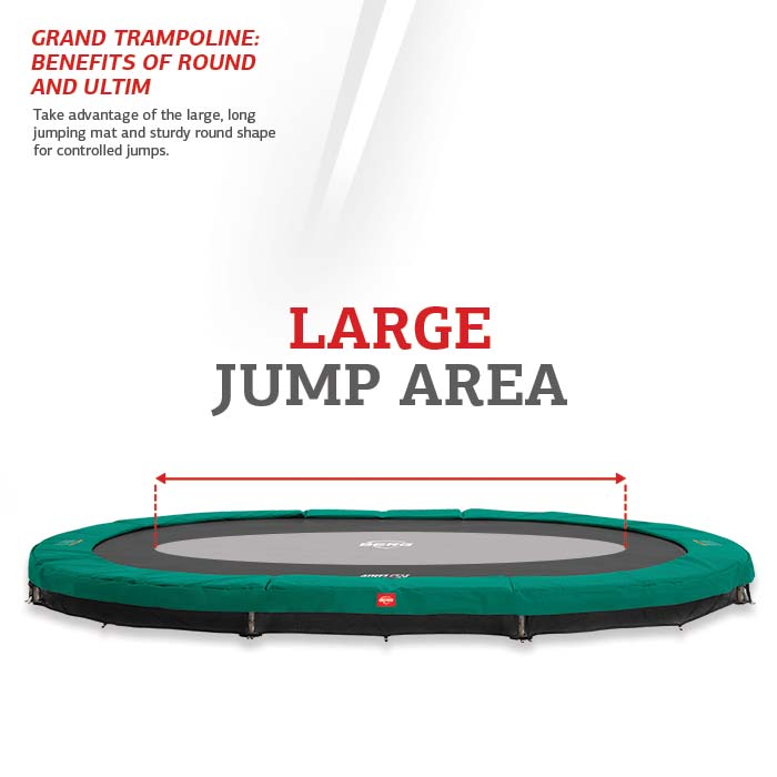 Berg 17Ft Grand Champion Inground Trampoline