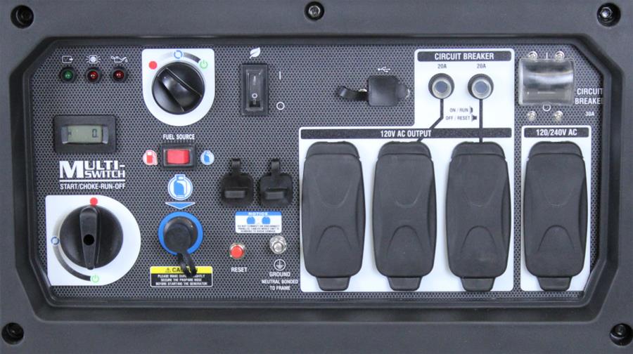 A-iPower SUA8000IED 7000W/8000W Electric Start Dual Fuel Inverter Generator New