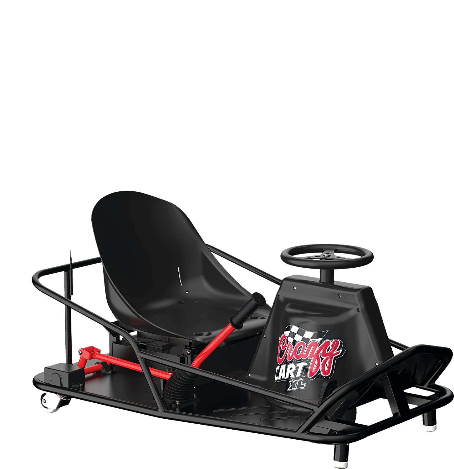 Razor Crazy Cart XL Up To 40 Minute Run Time 14 MPH Electric Drifting Go Kart Black New