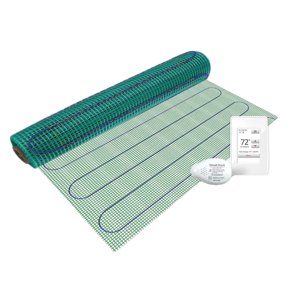 WarmlyYours TRT120-KIT-OT-3.0x08 Floor Heating Kit Tempzone Flex Roll Plus Touch Screen Thermostat 120V New
