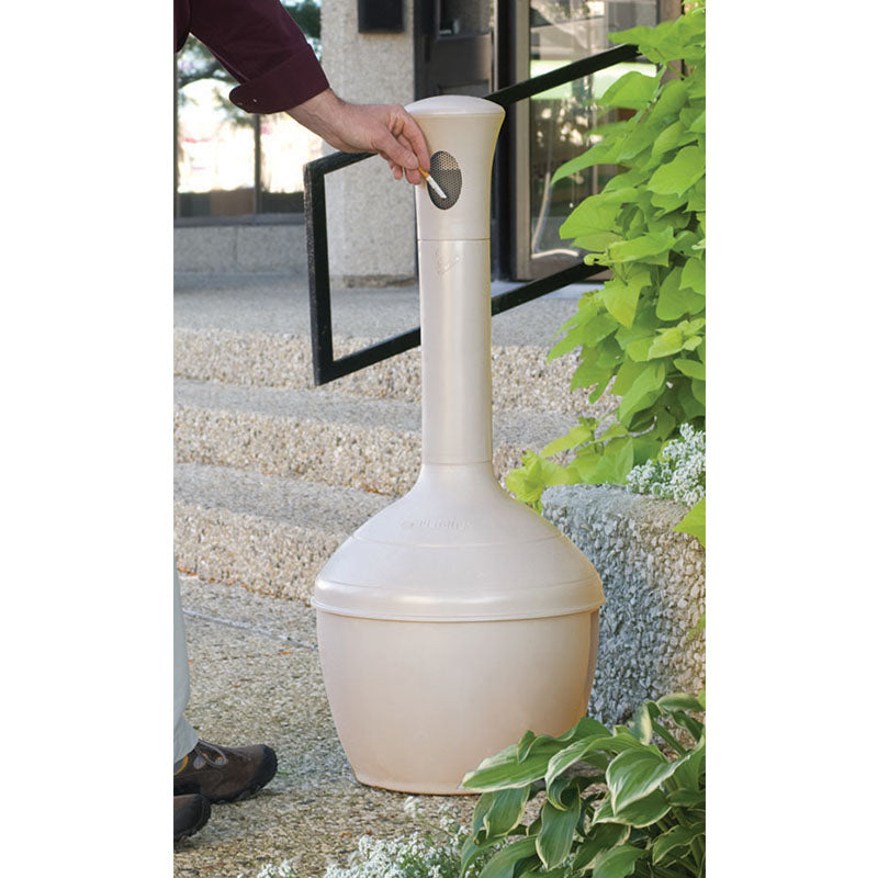 Justrite Elite™ Smoker’s Cease-Fire® Cigarette Butt Receptacle