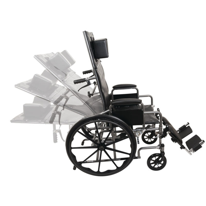 Compass Health ProBasics® Reclining Wheelchair with Elevating Legrests