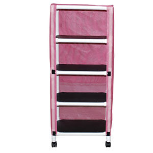 MJM Echo Four-Shelf Mini-Linen Cart