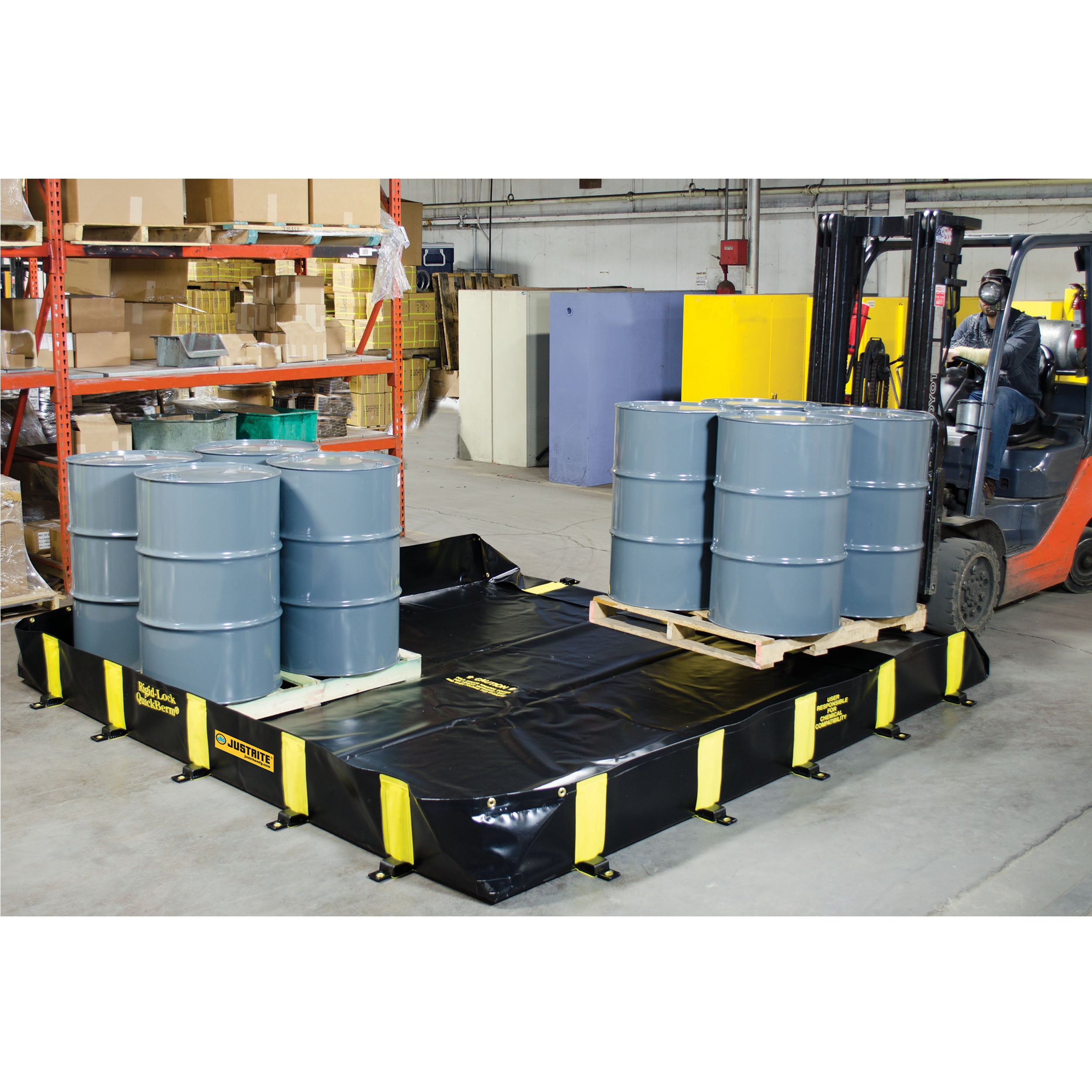 Justrite Rigid-Lock Quickberm®