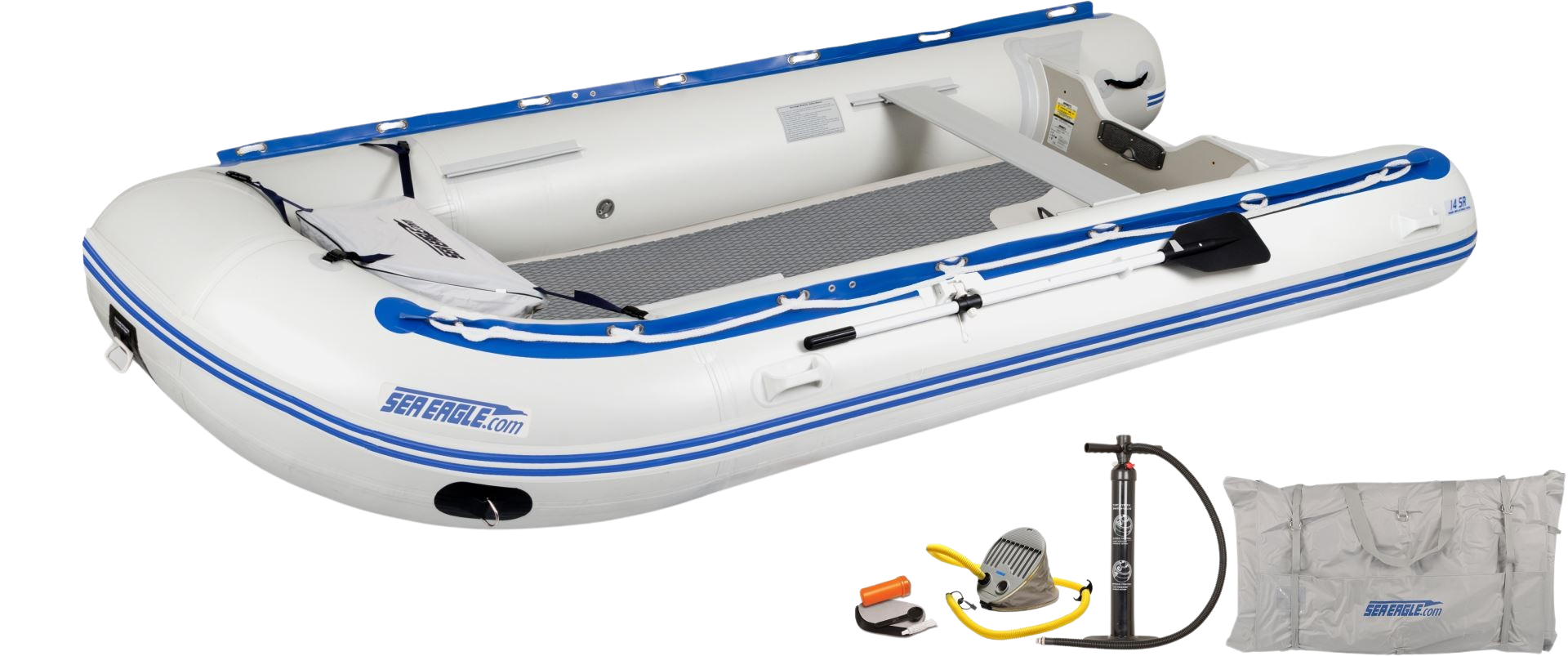 Sea Eagle 14SRDK_D 14' Sport Runabout Inflatable Boat Drop Stitch Deluxe Package New