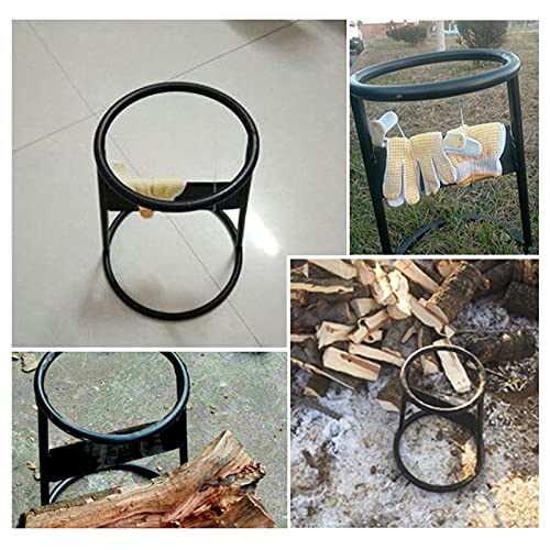 zlw-shop Manual Kindling Wood Splitter Farm Firewood Splitter Tool 17.3 Inch (H) Cast Steel Manual Kinding Log Wood Splitter, Top Ring Diameter: 8.2