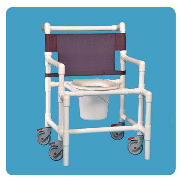 IPU Oversize Shower Commode Chair