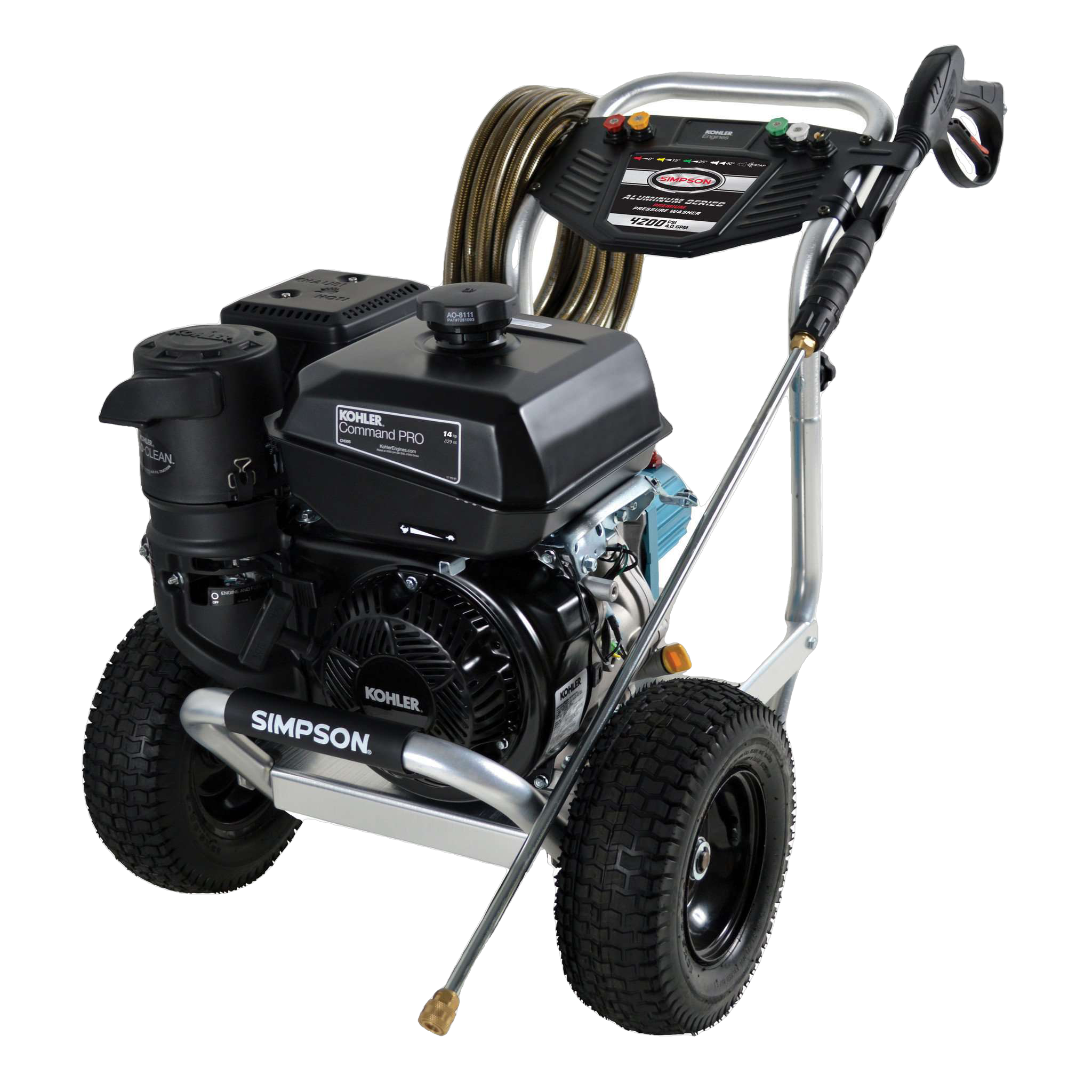 Simpson ALK4240 Aluminum 4200 PSI 4 GPM Kohler CH440 Gas Pressure Washer New