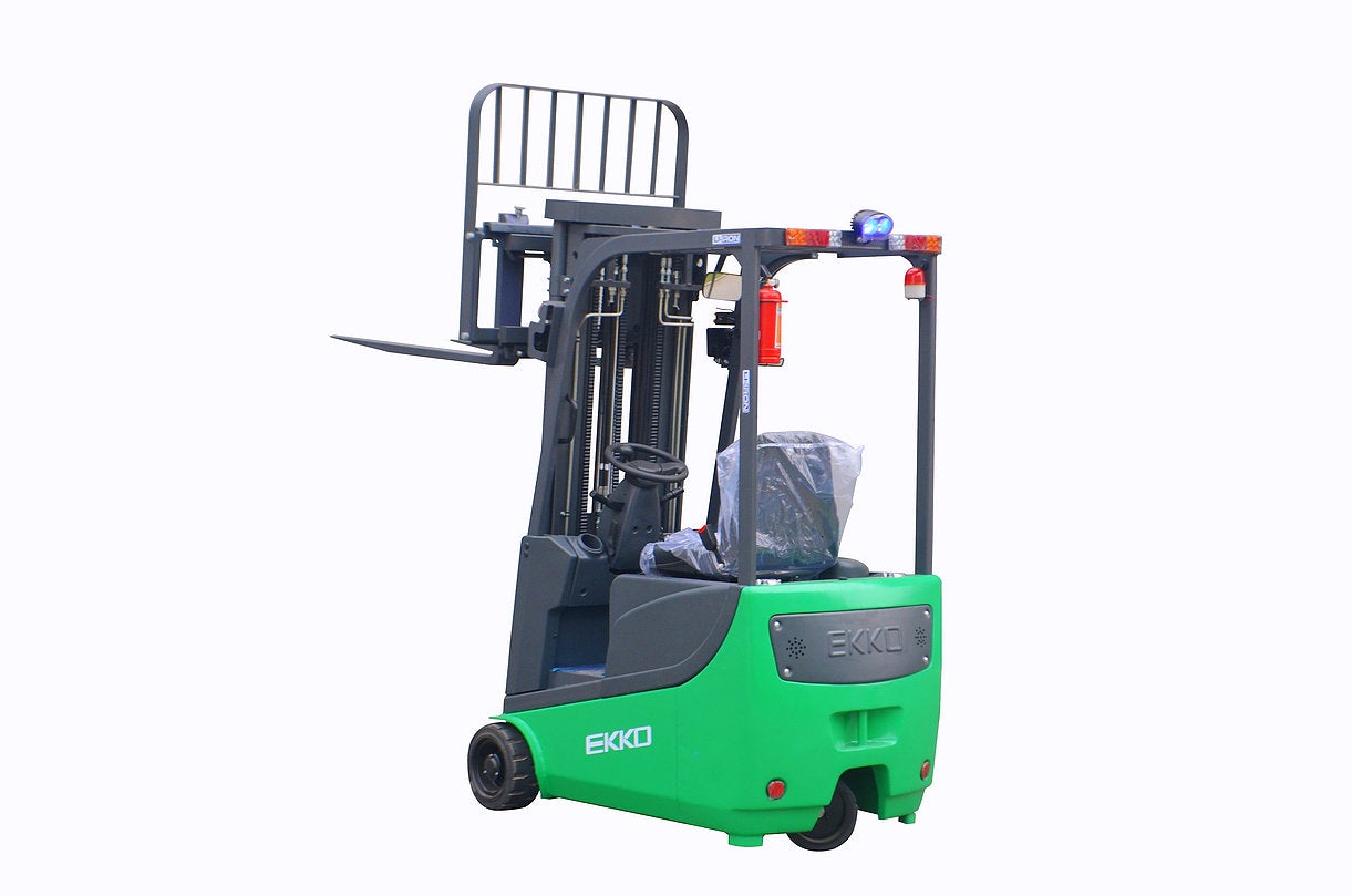 Ekko EK15A-189LI 3-Wheel Electric Forklift 3300 lbs. Load Capacity, 189