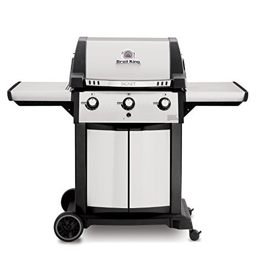 Broil King Signet 320 Cast-Aluminum 3 Burner Liquid Propane Gas Grill