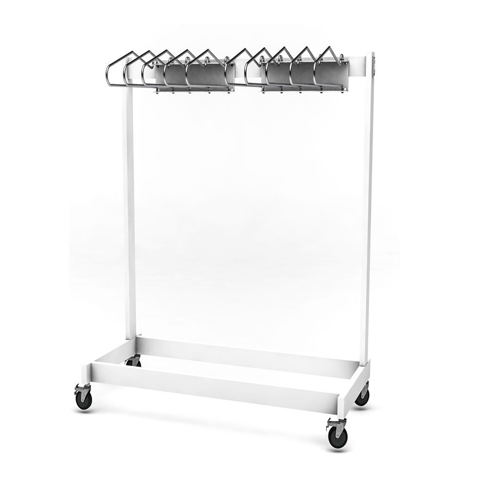 Phillips Safety Garment Style Mobile 10 Arm Apron Rack
