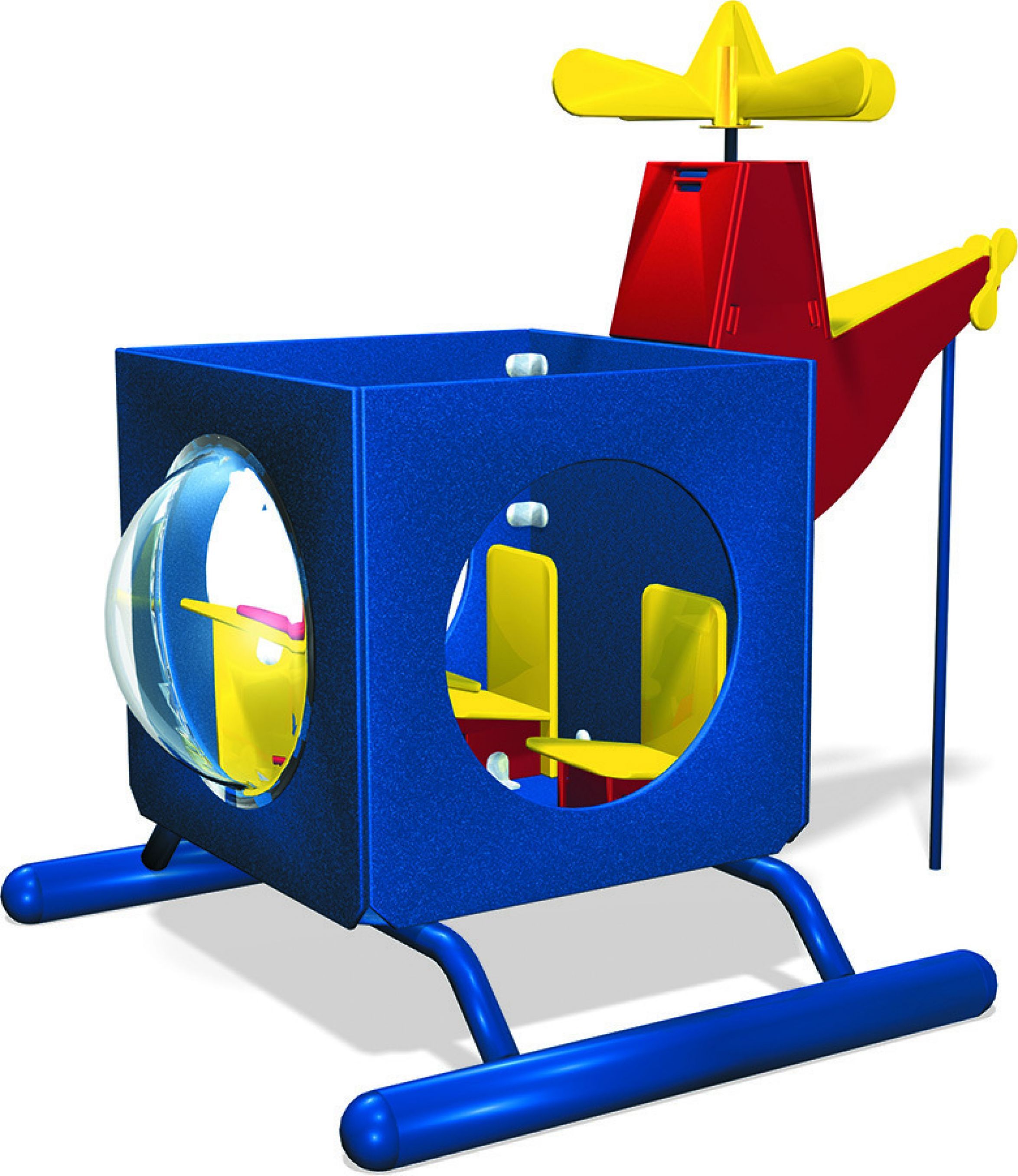 UltraPlay EC-126 Freestanding Helicopter Playset New