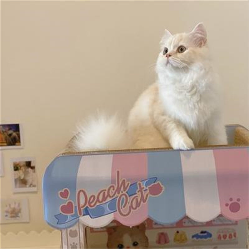 Dessert Cart Cardboard Cat Scratcher