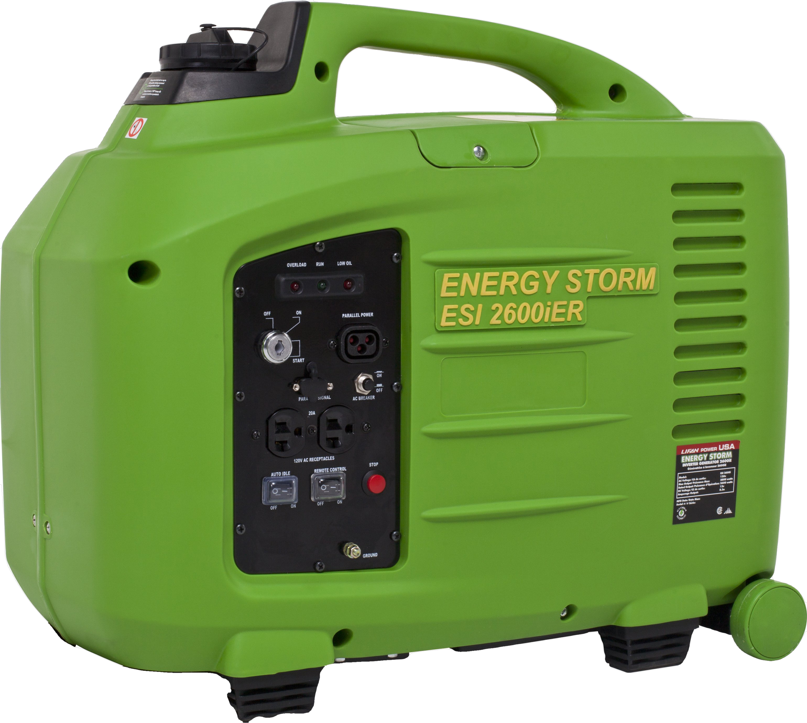 Lifan ESI2600iER 2600W/2800W Gas Inverter Generator Manufacturer RFB