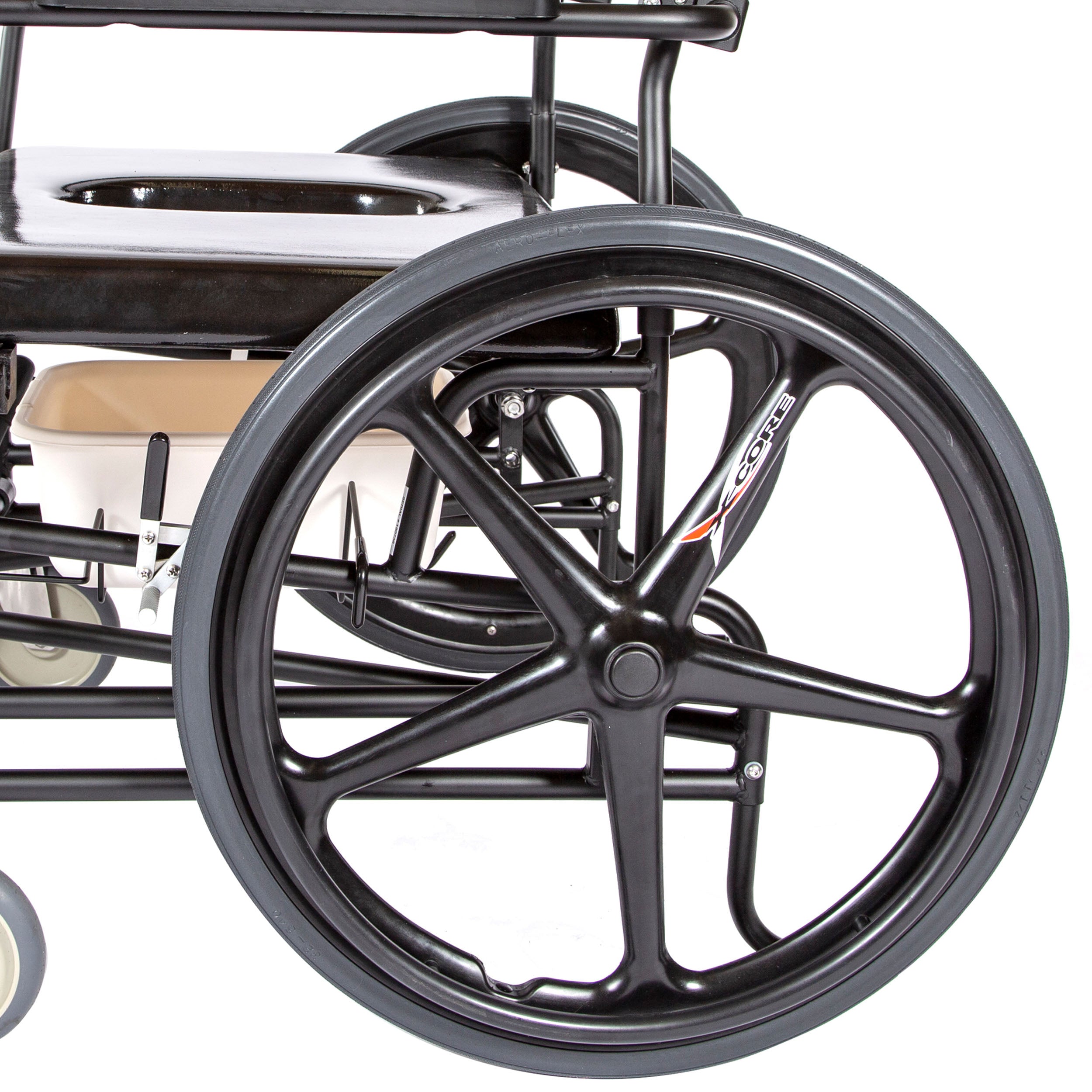 ActiveAid Wheels for the 922 Rehab Shower/Commode Chair-Folding