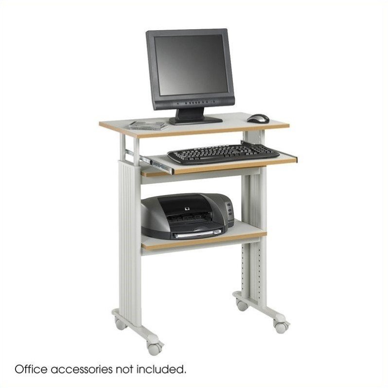 Stand-Up Adjustable Height Computer Workstation