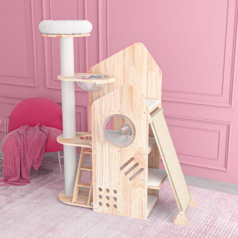 Castle and Slide Cat Tree