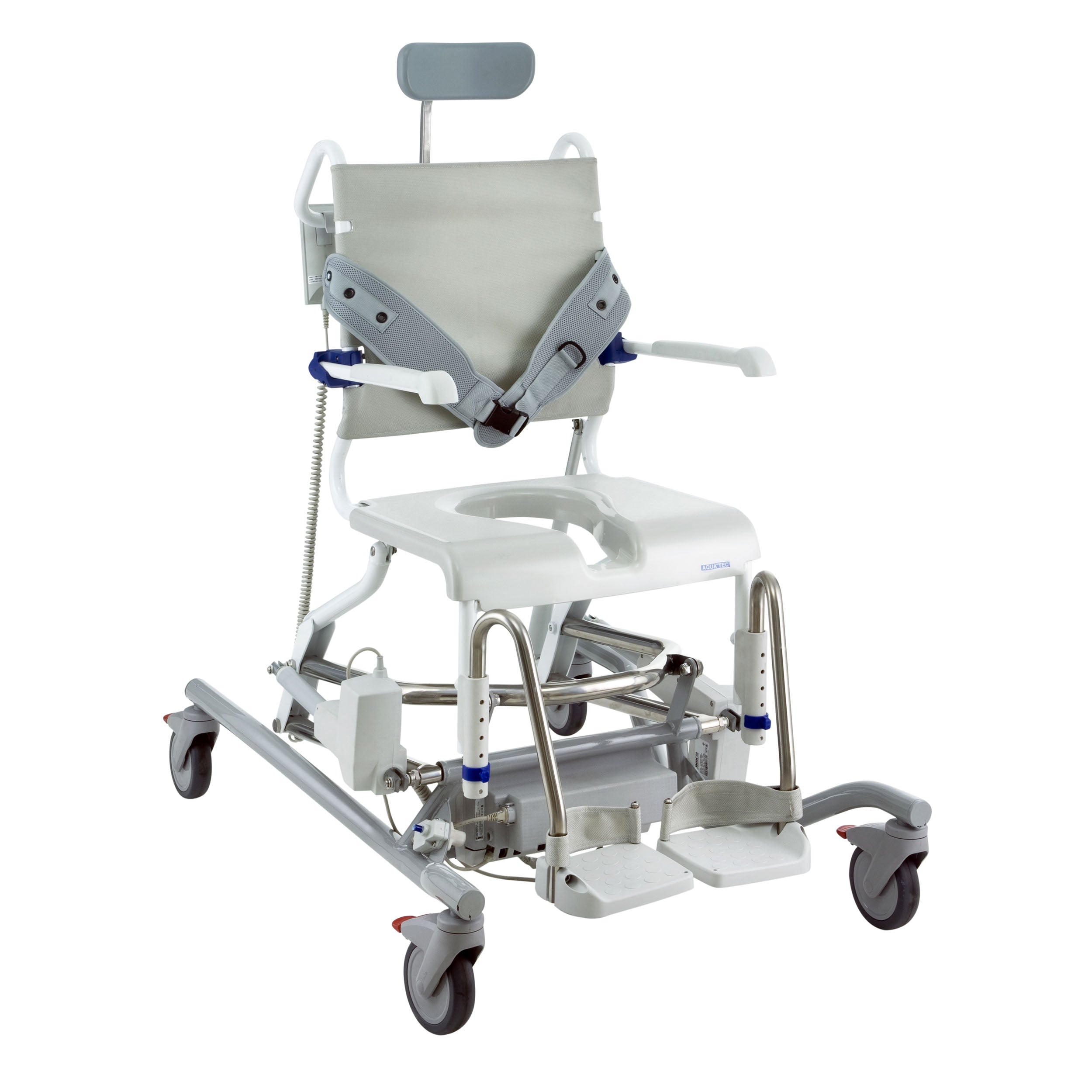 Ocean E-VIP Electronically Adjustable Shower Commode Chair