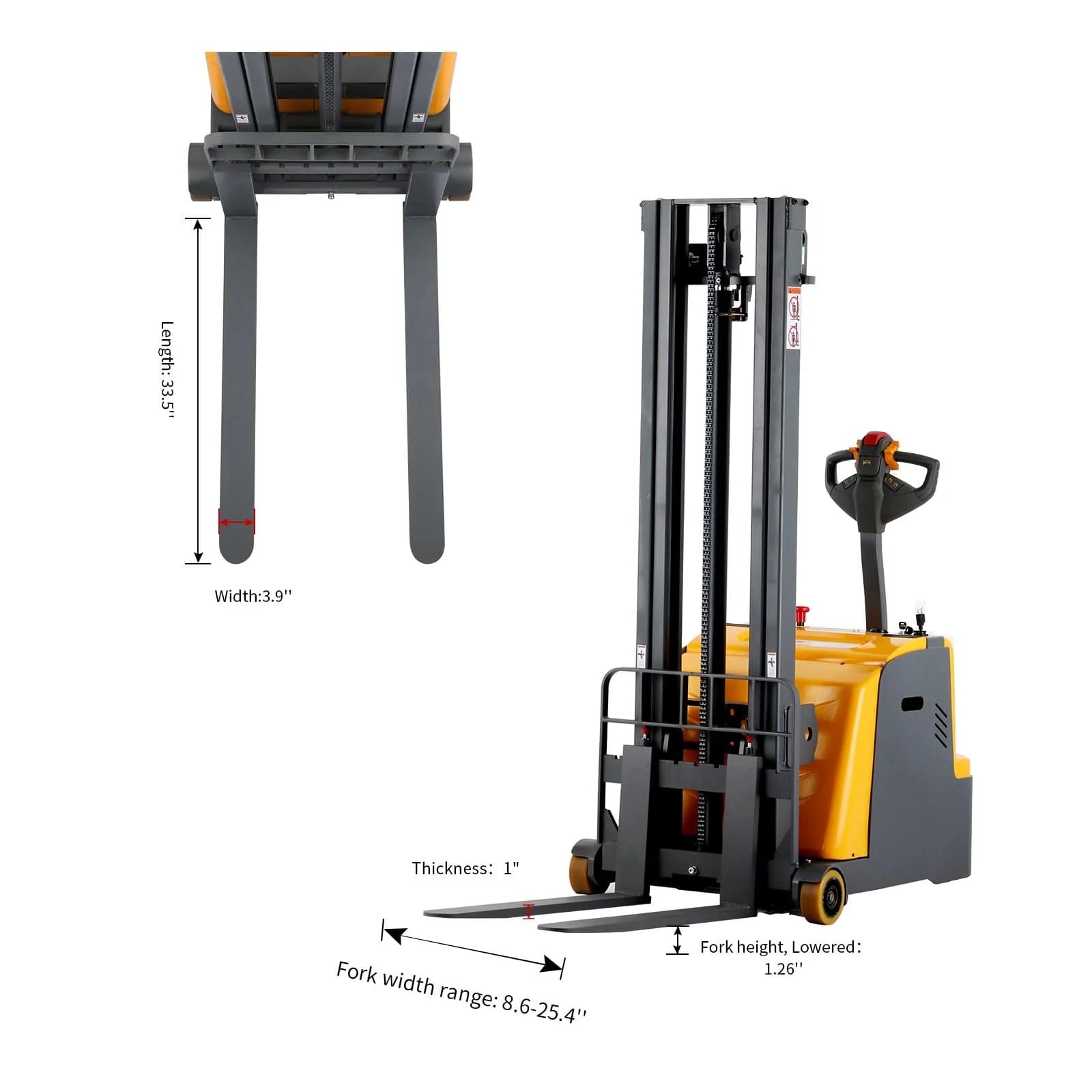 Apollolift A-3031 Counterbalanced Electric Stacker 118