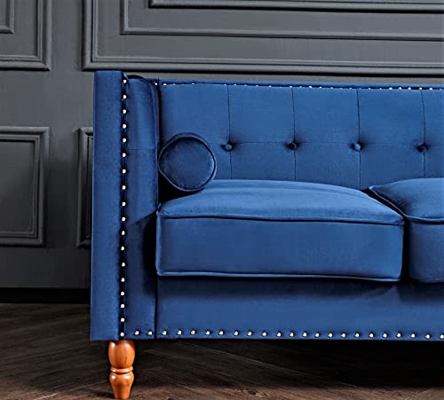 US Pride Furniture S5369N-S5372N-S Sofas, Blue