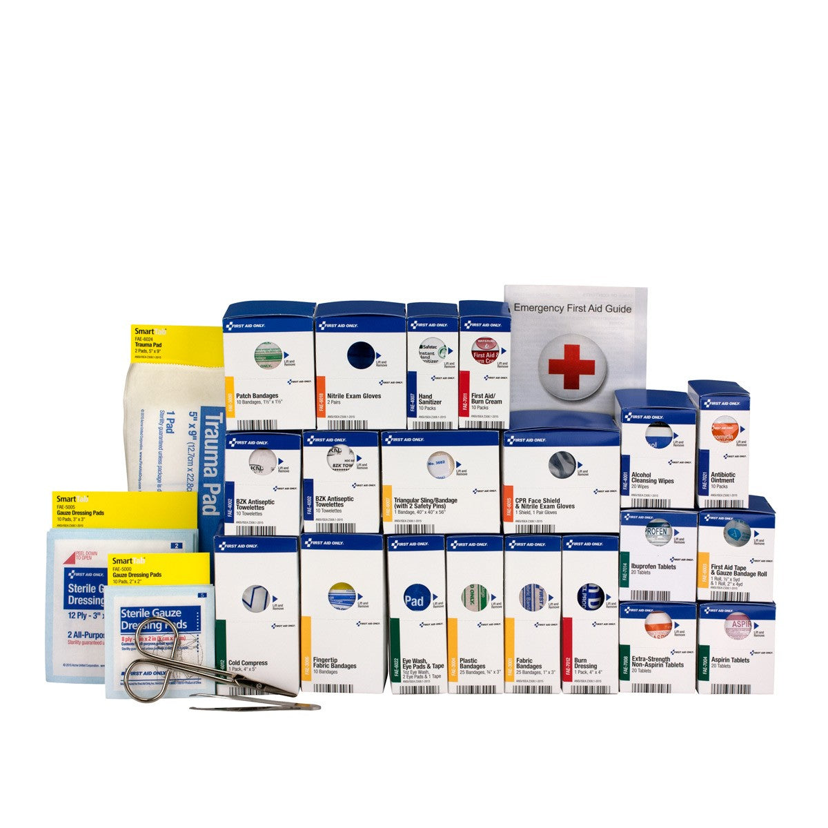 First Aid Only Large Smart Compliance First Aid Refill Pack, ANSI A+ (2 per order)