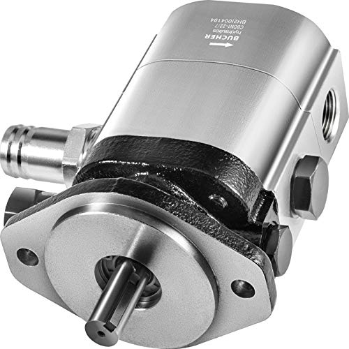 VEVOR Hydraulic Wood Splitter Pump, Aluminum 2-stage Log Splitter Pump, 4000PSI 28GPM Hydraulic Gear Pump, 2-Hole Bolt Log Splitter Pump, 3/16