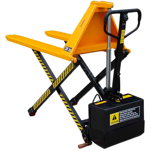 Wesco 272937 Steel Telescoping Electric High Lift Pallet Truck  45