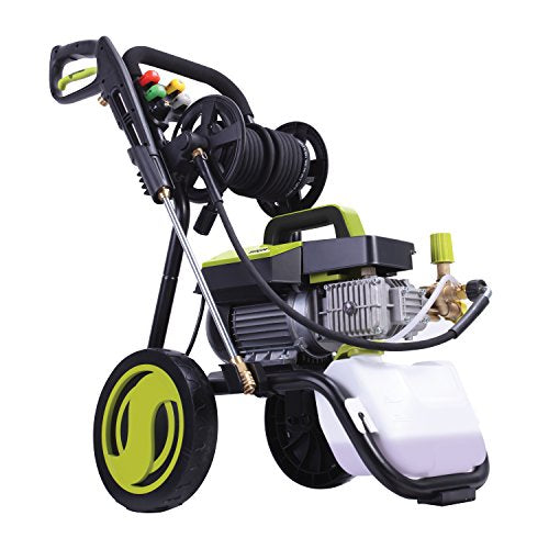Sun Joe SPX9006-PRO 2.15 HP 1300 PSI 2 GPM Commercial Pressure Washer with Roll Cage and Hose Reel