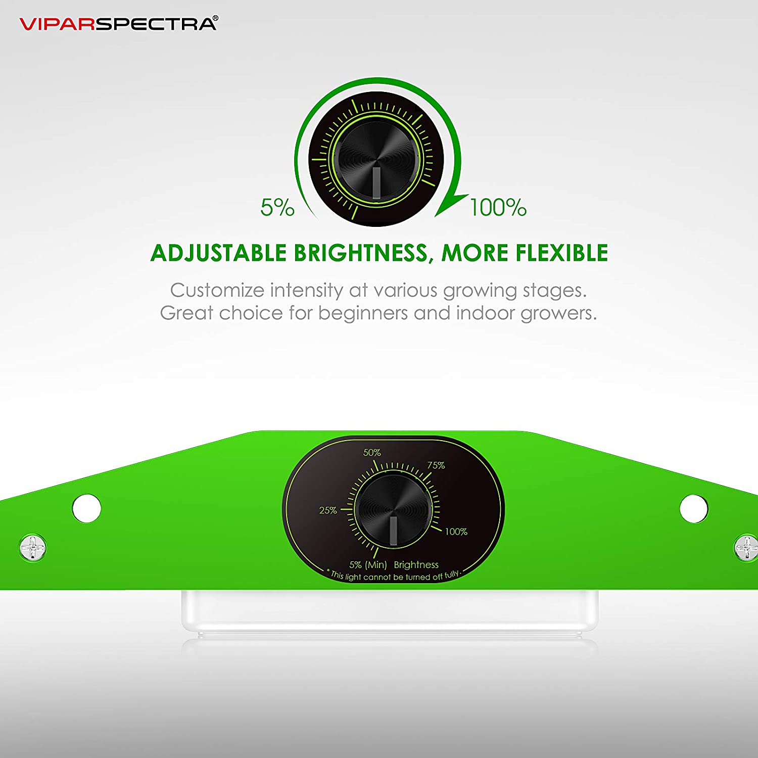 Viparspectra P2500 Full Spectrum Infrared 250W LED Grow Light with Upgraded SMD LEDs and Dimmable Plant Light New