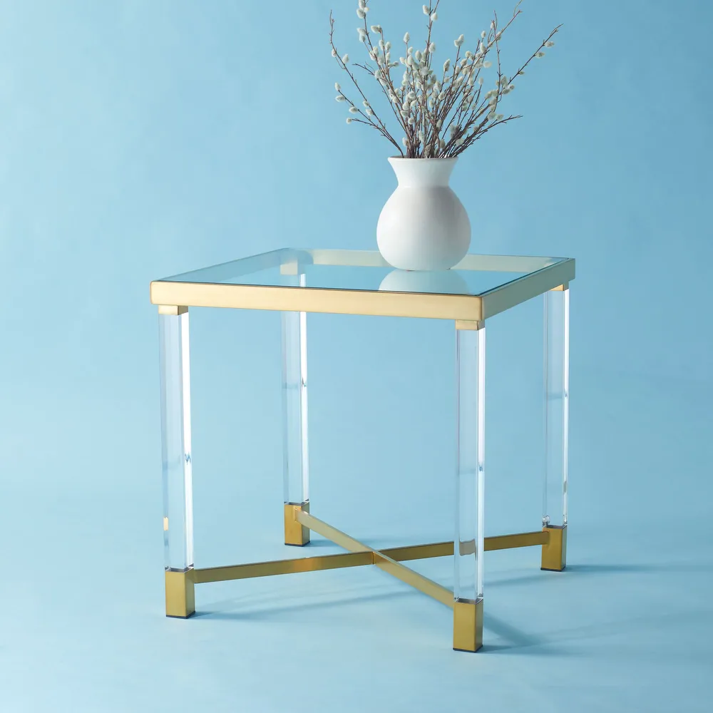 Shawna Acrylic End Table - 23.6