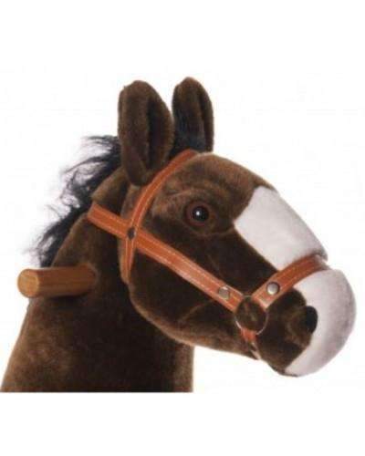 PonyCycle Vroom Rider U Series U321 Ride-on Dark Brown with White Hoof Small New