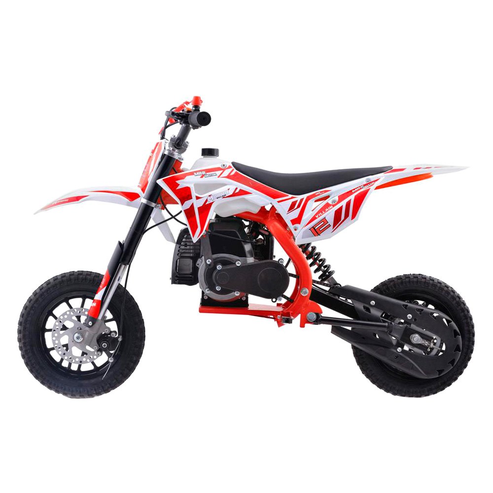 MotoTec Villain 52cc 2-Stroke Kids Gas Dirt Bike