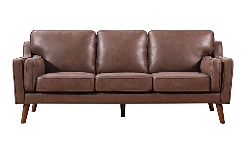 Container Furniture Direct Whaley 2-Piece Living Room Set, Brown/Tan