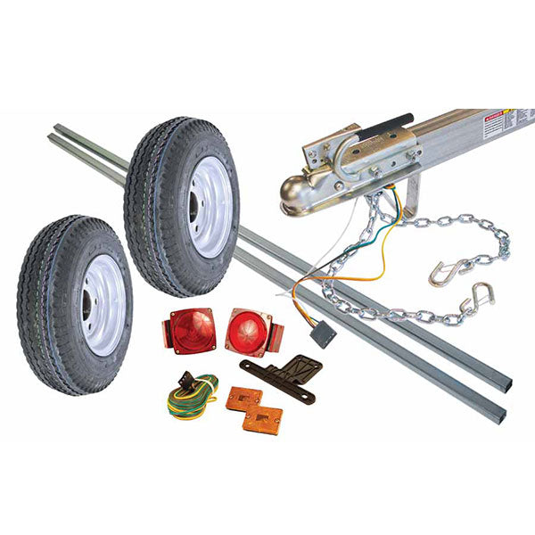 Malone EcoLight 4 Boat Stacker Kayak Trailer Package