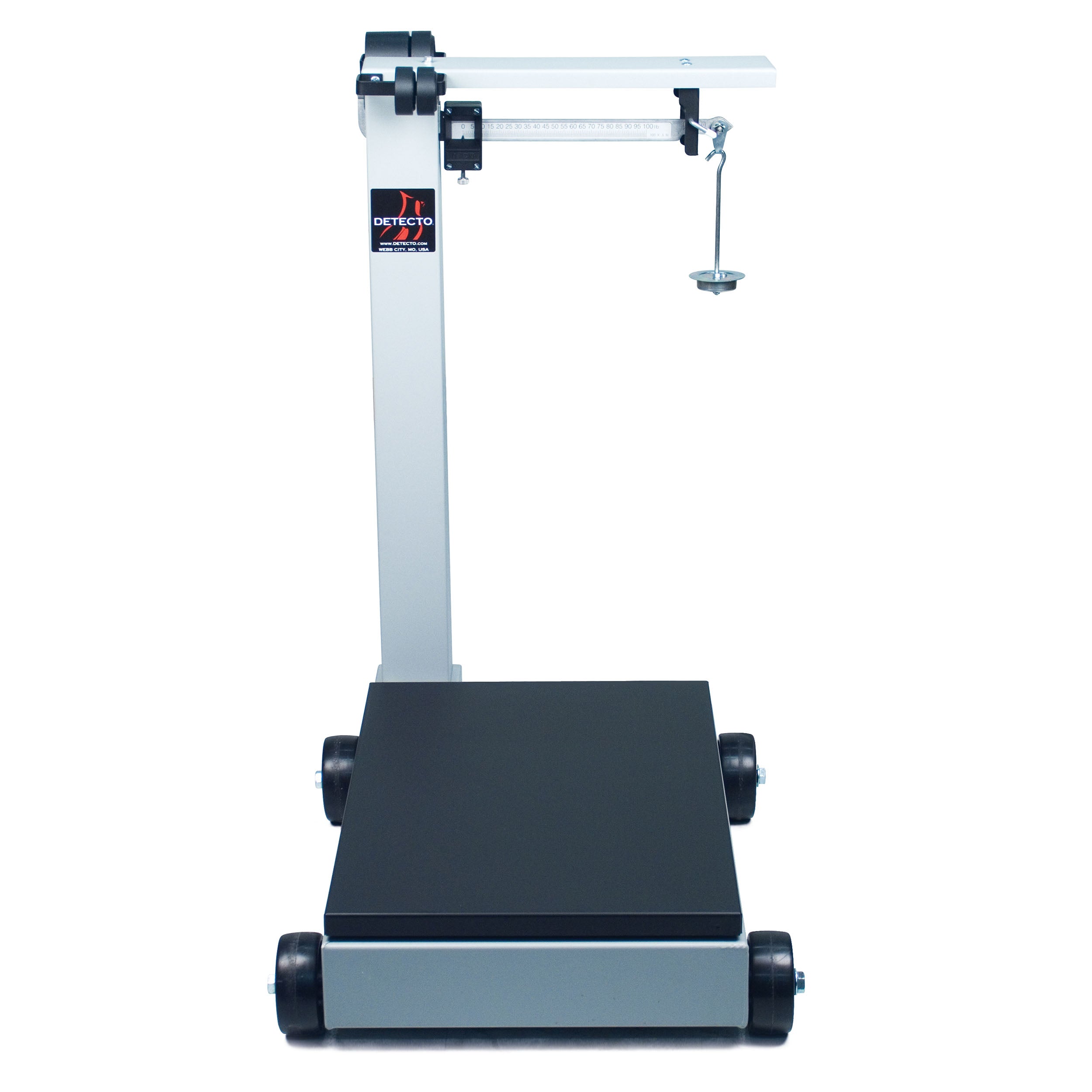 Detecto 854F Mechanical Weighbeam Portable Floor Scale
