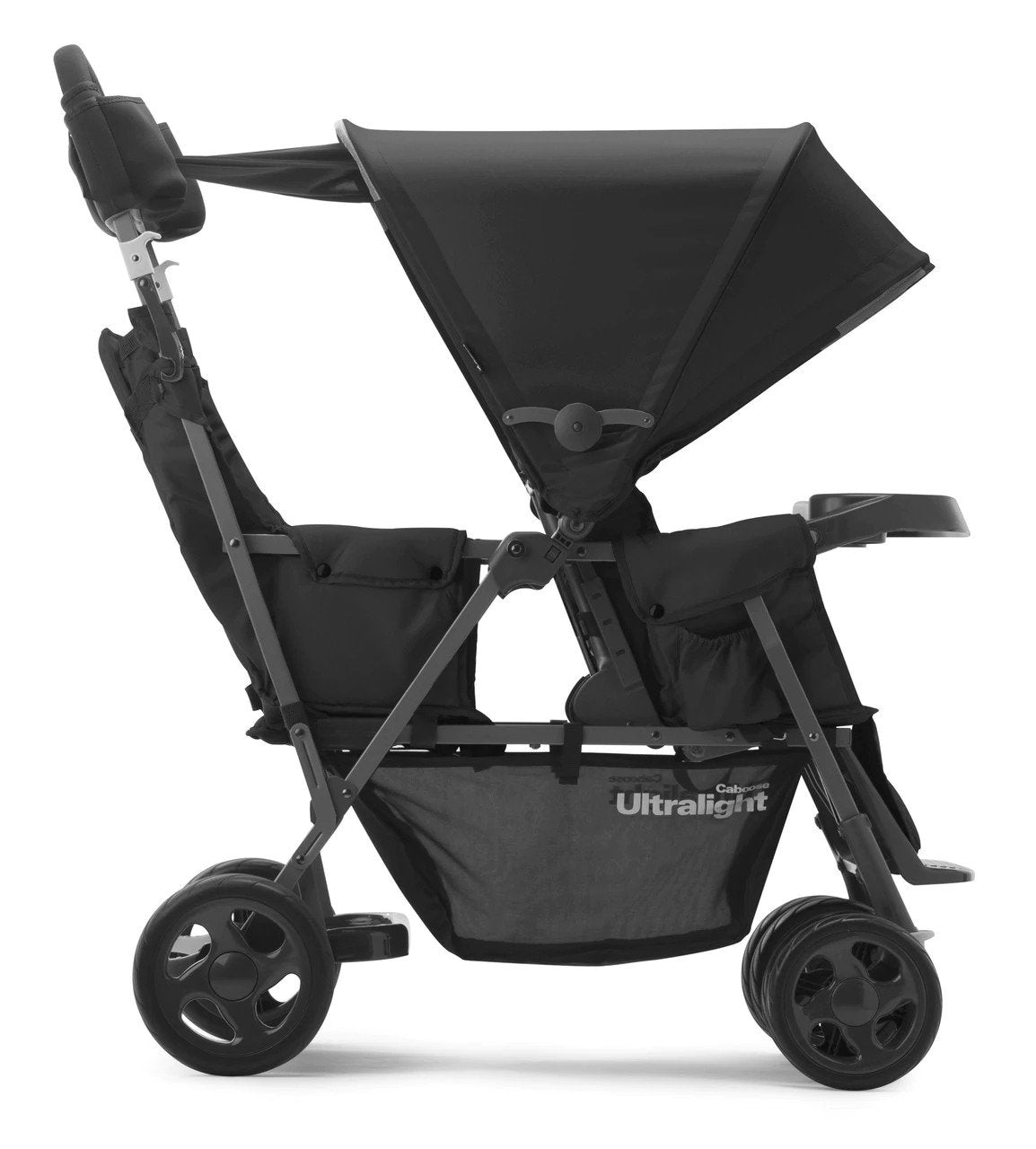 Joovy Caboose Too Ultralight Sit And Stand Tandem Double Stroller Black New
