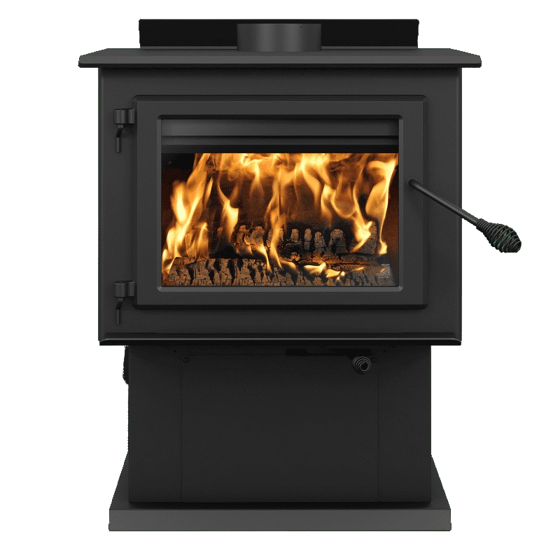 Century Heating FW3500 EPA Certified 2,700 Sq. Ft. Wood Stove On Pedestal New