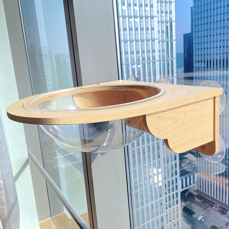 Wood Cat Window Perch