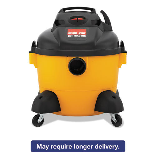 Right Stuff Wet/Dry Vacuum, 8 Amps, 19lbs, Yellow/Black -