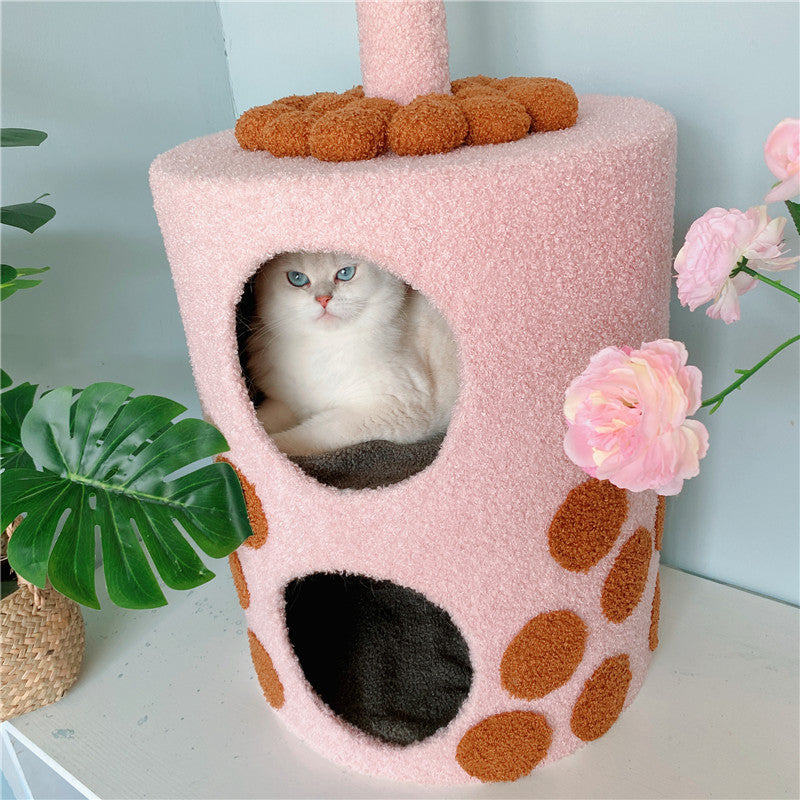 Bubble Tea Cat Tree