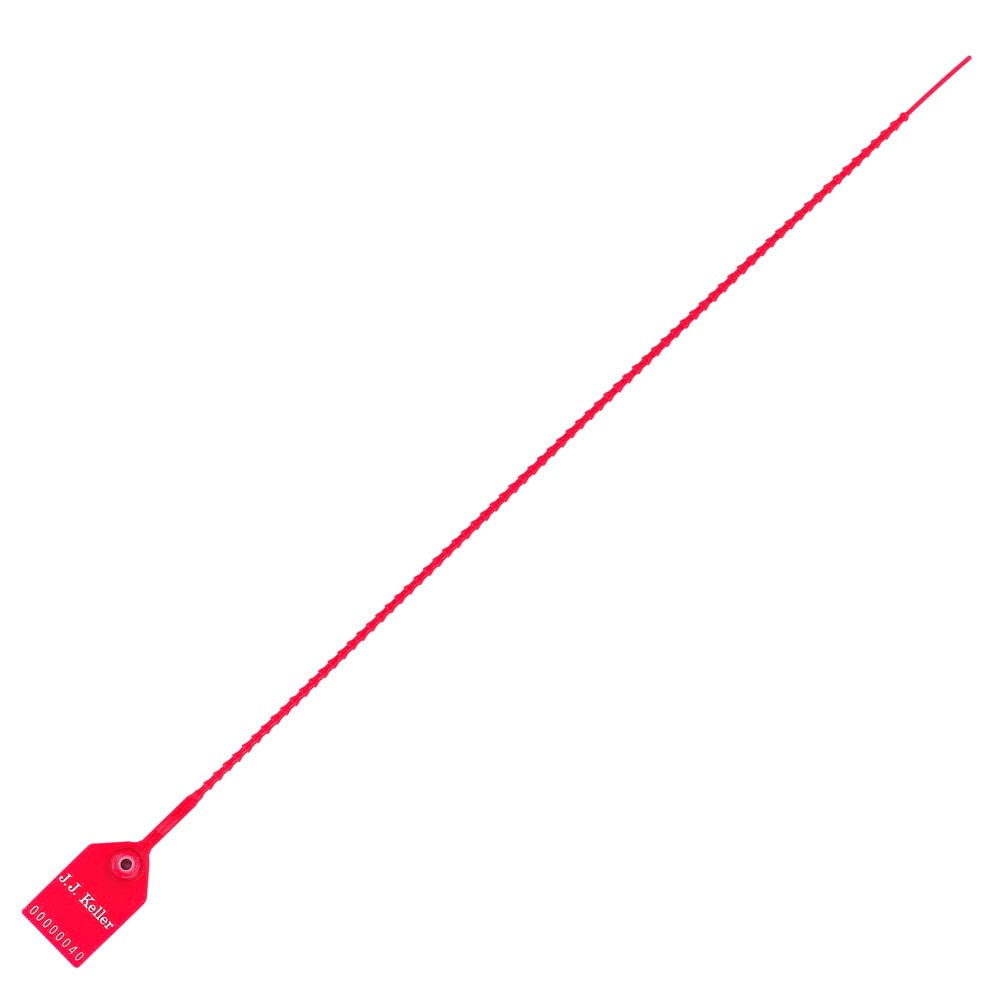 JJ Keller Heavy-Duty Pull-Tight Plastic Security Seal (Pack of 1000)