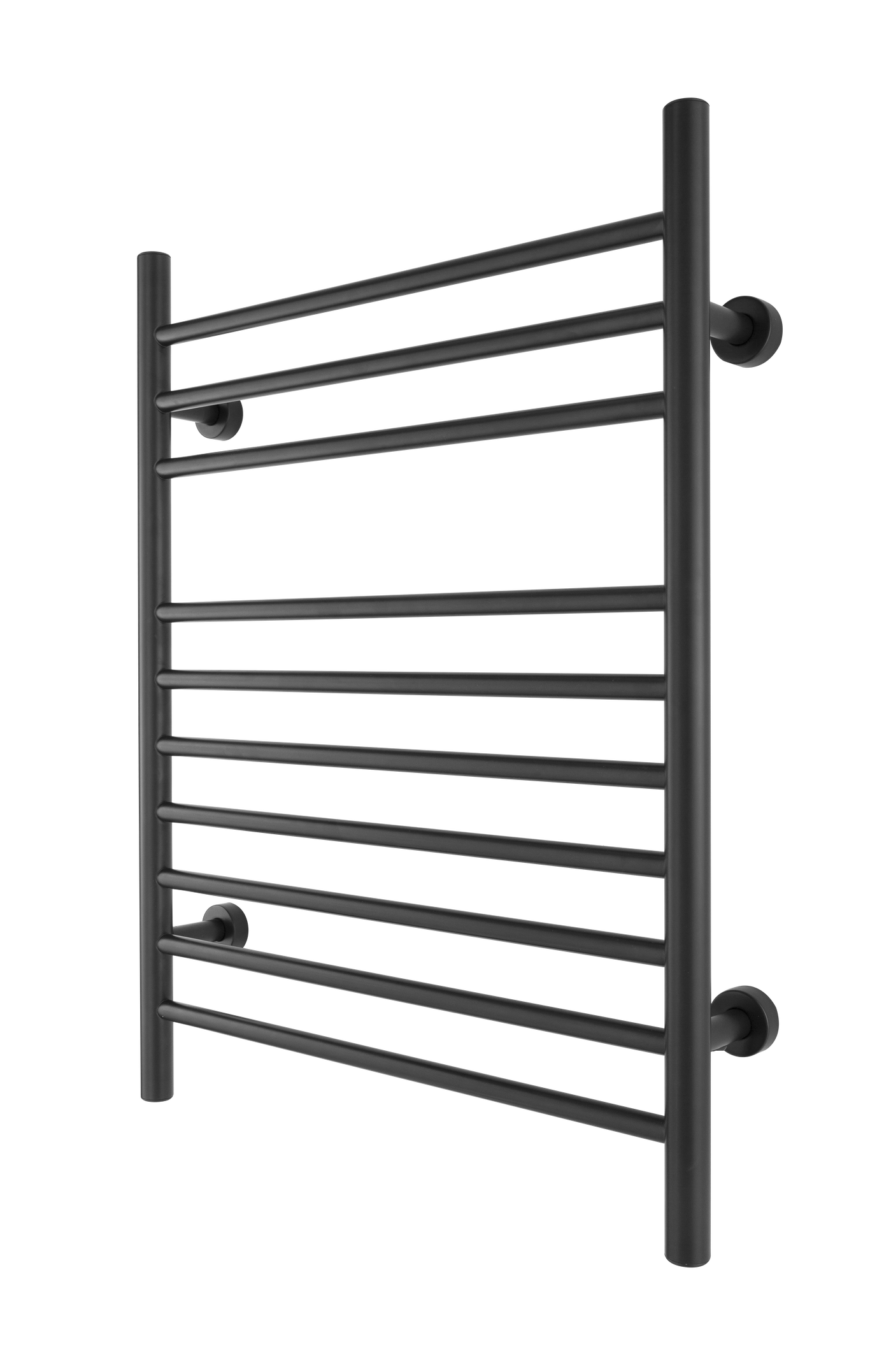 WarmlyYours TW-F10KS-HP Infinity Dual Connection 10 Bar Towel Warmer in Matte Black New