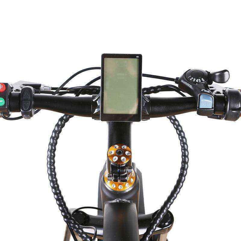 NAKTO 26 inch 500W Super Cruiser Electric Bicycle 5 Speed E-Bike 48V Lithium Battery New