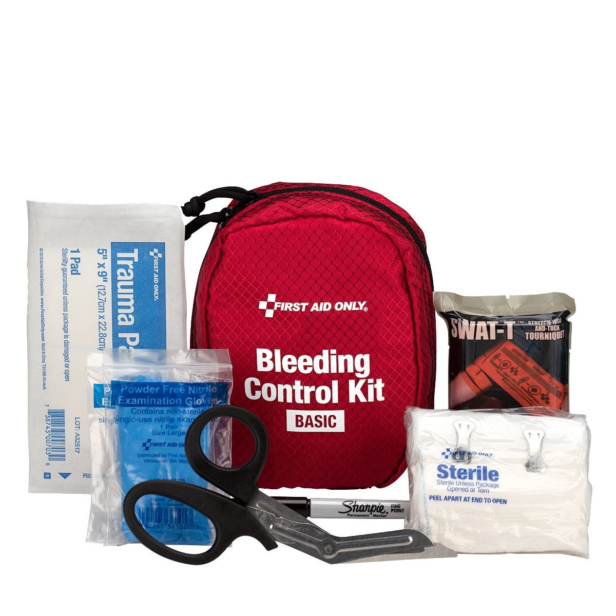 First Aid Only Bleeding Control Kit, Basic (4 per order)