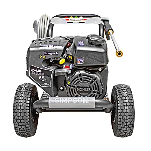 SIMPSON Cleaning MS60763-S MegaShot Gas Pressure Washer Powered by Kohler RH265, 3100 PSI at 2.4 GPM