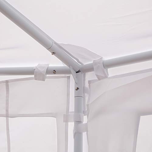 Outsunny 22' x 16' ft Canopy Party Event Tent with 2 Pull-Back Doors, Column-Less Event Space, & 8 Cathedral Windows