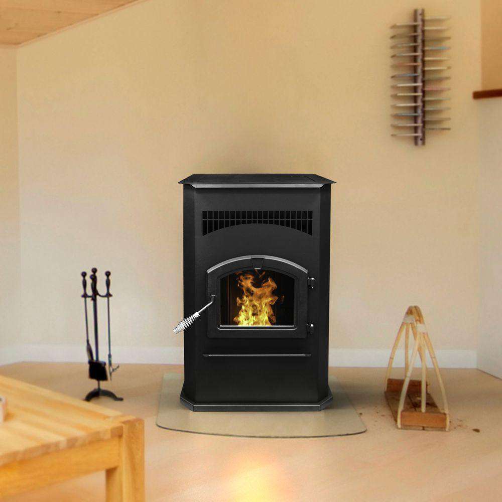 Pleasant Hearth PH50CABPS-B 2,200 Sq Ft 50,000 BTU 120lb Hopper with Auto Ignition Cabinet Style Pellet Stove New